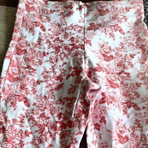 Red and White stretch pant
